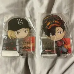 ハイキュー ジャイアンツ アクリルスタンド 2個セット 孤爪研磨 黒尾鉄朗