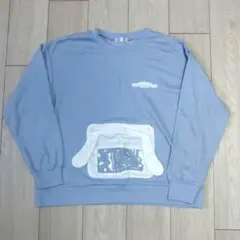 シナモロール ポケット付きトレーナーライトブルー