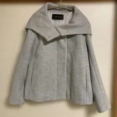 ギャローリアGALLORIA ショート丈コート　フード付き