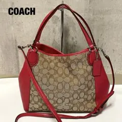コーチ ハンドバッグ 2way エディ28 シグネチャー 36370 キャンバス