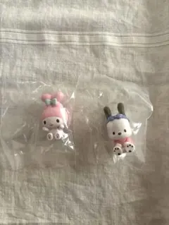 サンリオキャラクターズ なりきりうさぎさんフィギュア マイメロディ、ポチャッコ