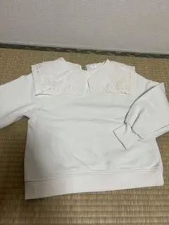ZARA オフホワイト トレーナー 13-14 150㎝くらい
