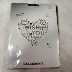 未使用 Calzedonia 柄タイツ　ブラック　サイズS/M　カルツェドニア