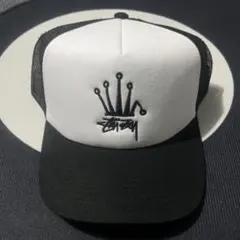 新品未使用 STUSSY クラウン メッシュキャップ
