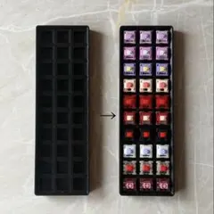 30축 탑재 가능 키스위치 테스터 토대 30pc 3D 프린터로 만든