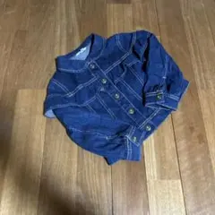 エニィファム フリルデニムジャケット ジージャン110