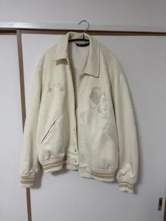 ZARA ボンバージャケット スタジャン オフホワイトのサムネイル