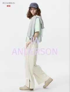 UNIQLO × JW ANDERSON トラックパンツ OFF WHITE