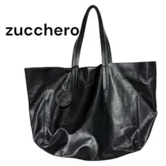 ズッケロ ソフトカウレザー 軽量トートバッグ　ブラック