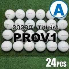 【A40】 Titleist PROV1 白 2023年 ロストボール 24球