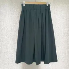 美品✦earth music&ecology ロングフレアスカート M グリーン