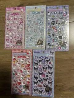 正規品 サンリオ ボンボンドロップシール 5種 セット