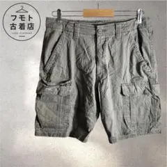 Wrangler カーゴショーツ W32 グレー Y2K ミリタリー 古着のサムネイル