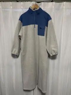 フリースジップマキシワンピース　#ニコアンド