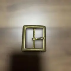 真鍮製 スクエアバックル ベルト金具