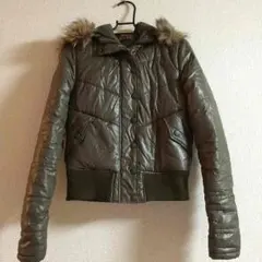 ファーフード付き ジャケット