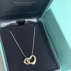 【正規品】K18×シルバー Tiffany エルサペレッティ オープンハート
