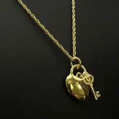MARIO VALENTINO ハート 鍵 キー ネックレス ゴールドのサムネイル