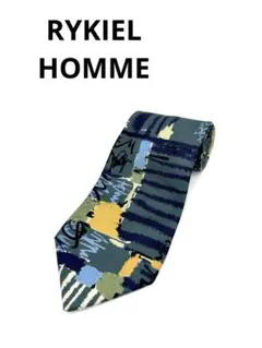 良品 ソニアリキエル RYKIEL HOMME ネクタイ シルク410114