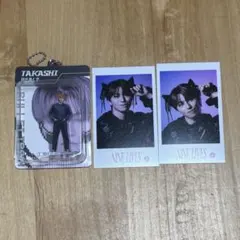 超特急　タカシ　REAL? ブリスターキーホルダー　ミニフォト　セット