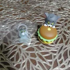 トムとジェリー　トム　めじるしアクセサリー　もぐもぐ　ガチャガチャ