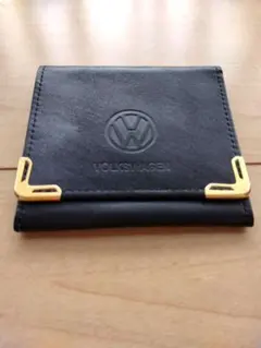 【新品未使用】Volkswagen 黒 レザー コインケース