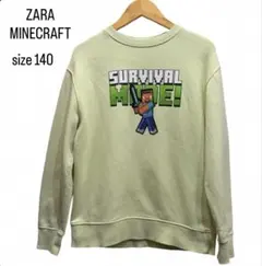 ZARA Minecraft トレーナー サイズ140