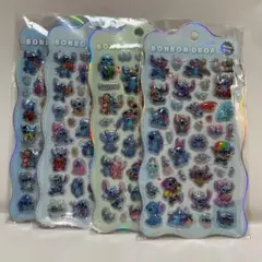 【4枚】ディズニースティッチぷくぷくシール