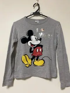 ミッキーマウス　長袖Tシャツ　ディズニー