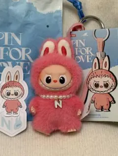 「N」POPMART PIN FOR LOVEミニラブブ イニシャルラブブ