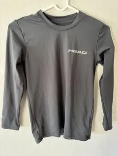 サッカー　裏起毛　グレー アンダーシャツ　140サイズ