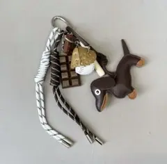 新品　ダックスフントデザイン キーホルダー