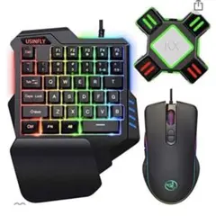 USINFLY 片手キーボード マウス コンバーター セット