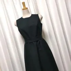 【美品】バーバリーブラックレーベル ノースリーブ ドレス ワンピース