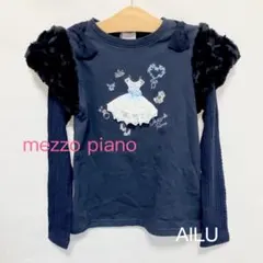 最終値下げ！【新品】☆mezzo piano☆ カットソー ネイビー 140cm