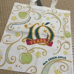 ミセスグリーンアップル 10 YEARS トートバッグ