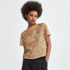 新品 ZARA レーストップス