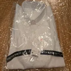ユニクロ　ファインクロスストレッチスリムフィットドビーシャツ