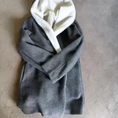 INGNI イング　ロングコート　サイズM フード付き　はおり　グレー