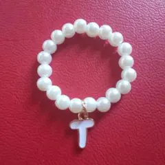 リクエスト品　4個　パールイニシャルネックレス