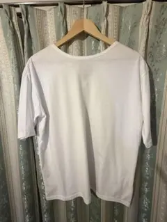 Samansa Mos2 バックリボン 半袖Tシャツ