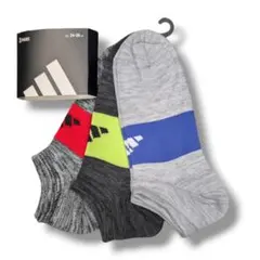 adidas スニーカーソックス 24cm〜26cm 3P 26年新作 ajg