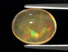 宝石△ルース　美品　天然ファイヤオパール ルース 2.867ct　鑑付。