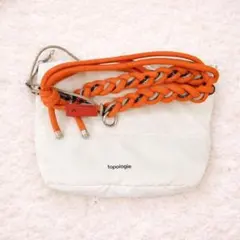 未使用　topologie トポロジー Besace ベサス ホワイト　白