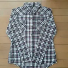 長袖チェックシャツ　Mサイズ