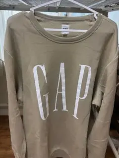 GAP トレーナー ベージュ 裏起毛 パーカー