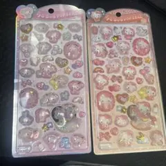 正規品 新品 サンリオ うるちゅるポップシール 2枚　マイメロ　キティ