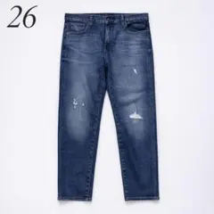 ユニクロ【26】スリムボーイフレンドフィットアンクルジーンズ