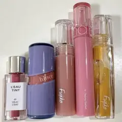 【リップ5点】BBIA、rom&、hince、Fujiko