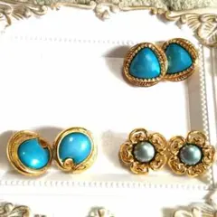 ハンドメイド　イヤリング　セット③　クリップ式